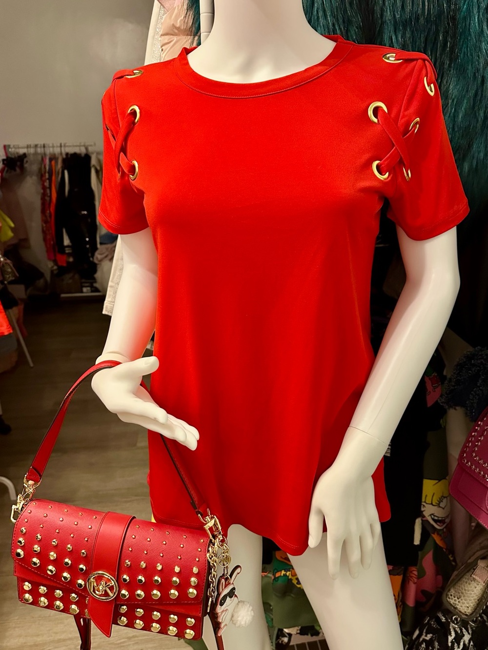 Michael Kors top red S